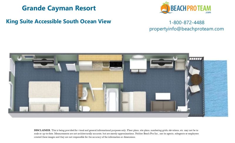Grande Cayman Resort King Accessible Ocean View